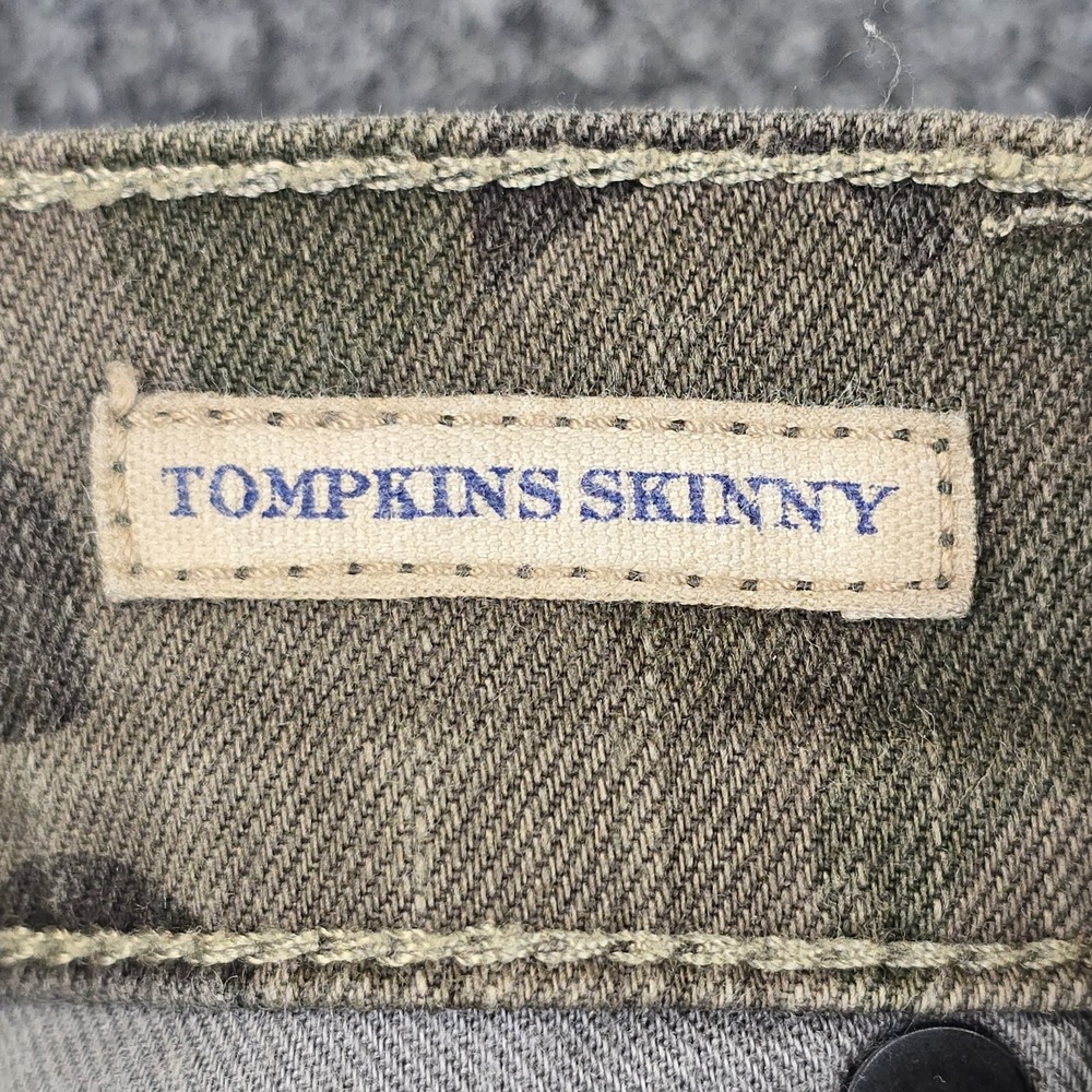 Polo Ralph Lauren Women's Tompkins Skinny Waxed Camouflage Jeans Size 36x32‎ - Picture 6 of 11